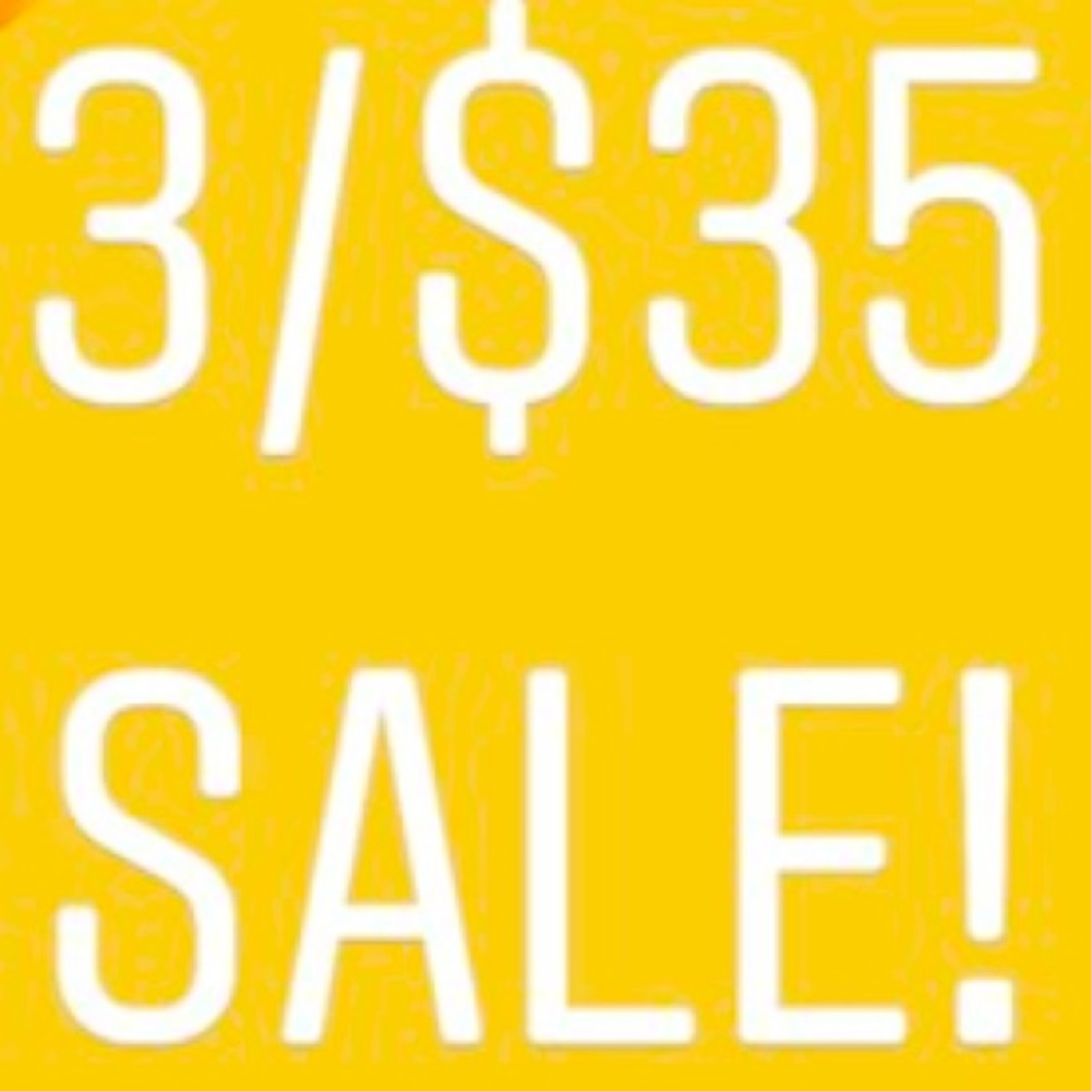 🥳🥳🥳FIND 3 items marked 3/$35 & make a bundle!